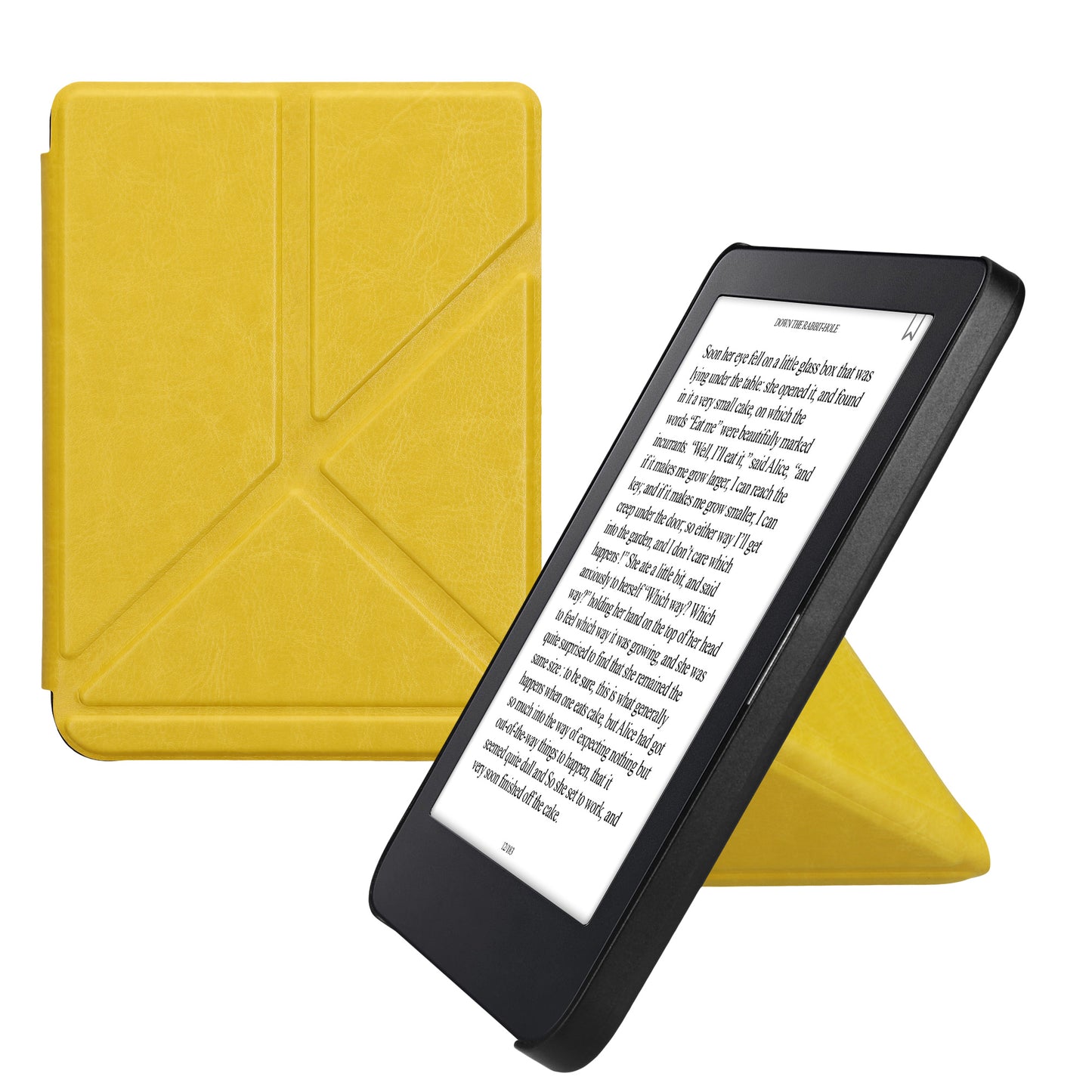 kwmobile Protective Case for Kobo Clara 2E / Tolino Shine 4 Case - eReader Flip Case with Auto Sleep Function - Cover with Stand
