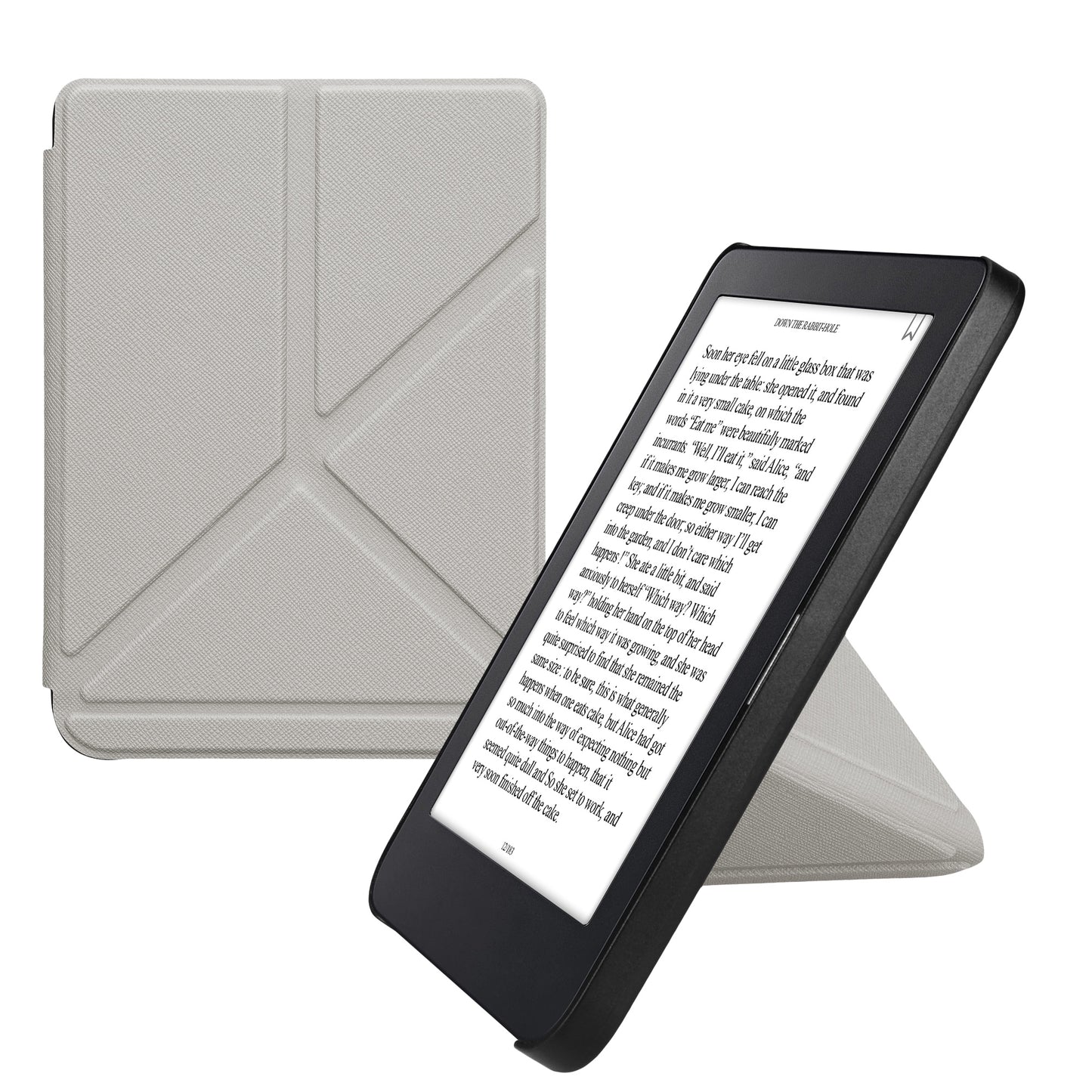 kwmobile Protective Case for Kobo Clara 2E / Tolino Shine 4 Case - eReader Flip Case with Auto Sleep Function - Cover with Stand