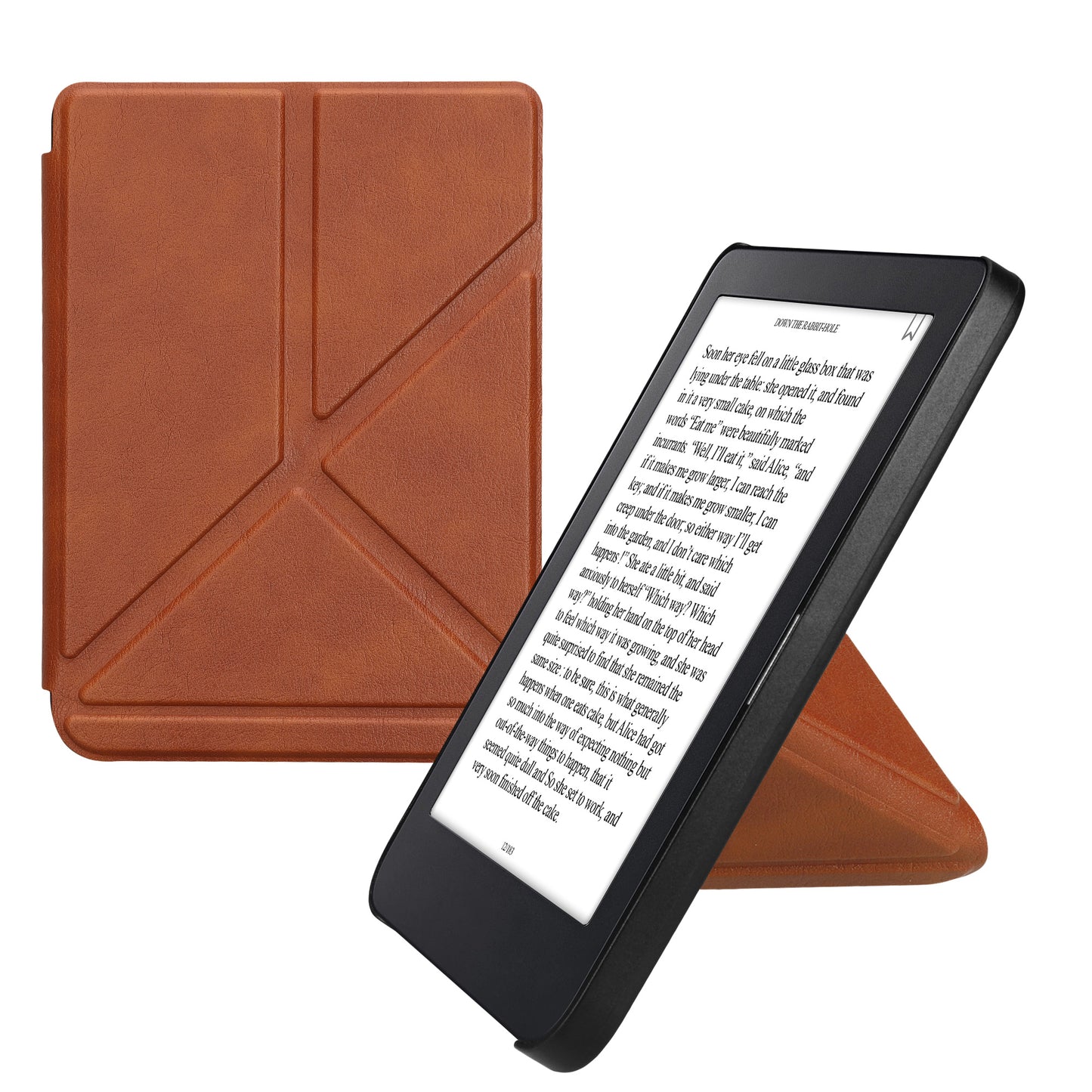 kwmobile Protective Case for Kobo Clara 2E / Tolino Shine 4 Case - eReader Flip Case with Auto Sleep Function - Cover with Stand