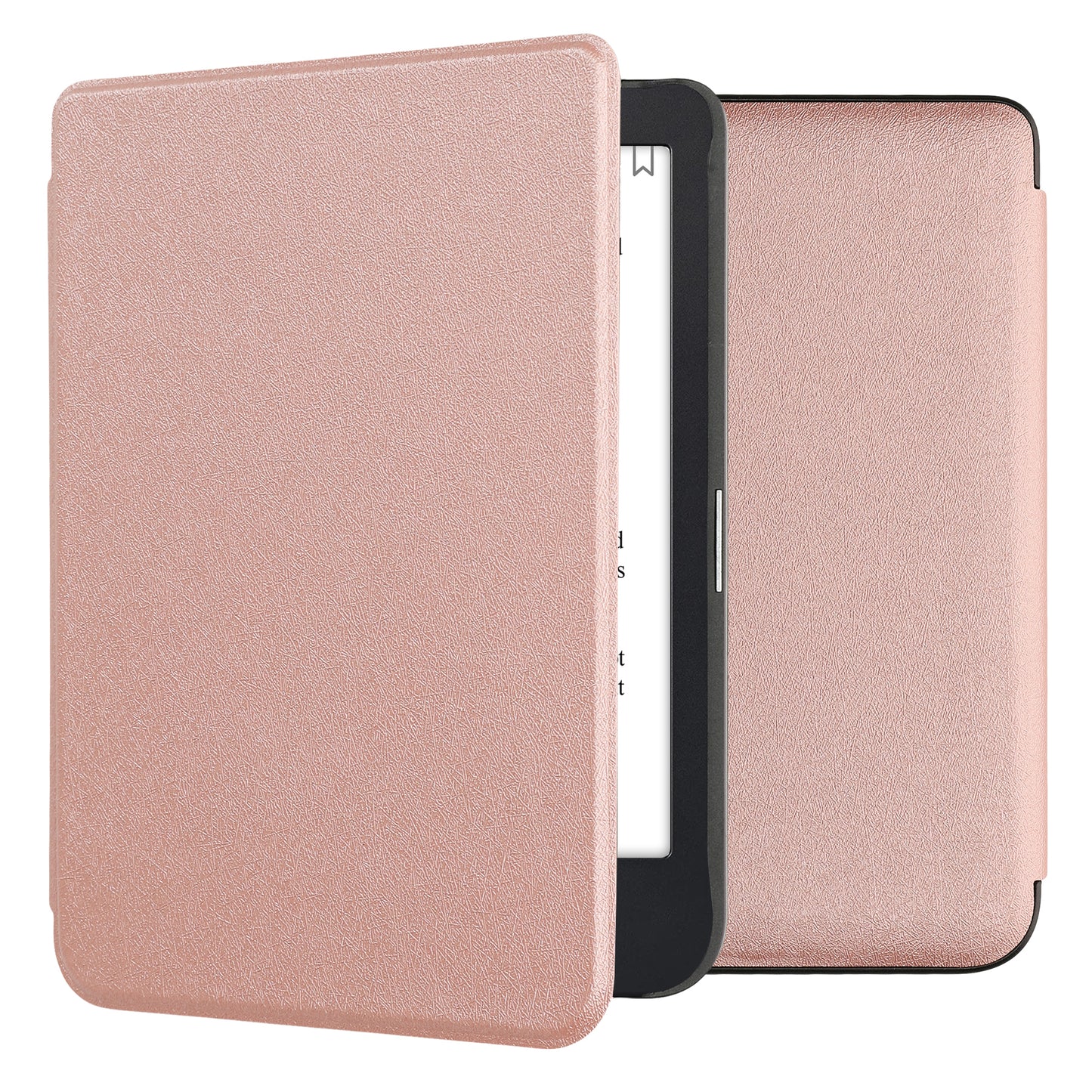 kwmobile Folding Case compatible with Kobo Clara 2E / Tolino Shine 4 Case - eReader Case made of Faux Leather - Cover