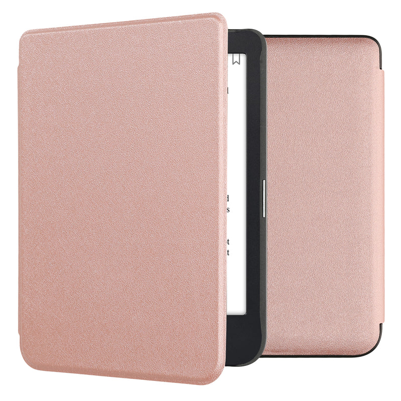 kwmobile Folding Case compatible with Kobo Clara 2E / Tolino Shine 4 Case - eReader Case made of Faux Leather - Cover