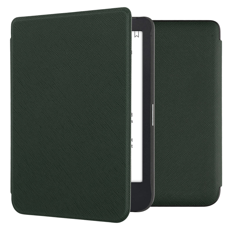 kwmobile Folding Case compatible with Kobo Clara 2E / Tolino Shine 4 Case - eReader Case made of Faux Leather - Cover