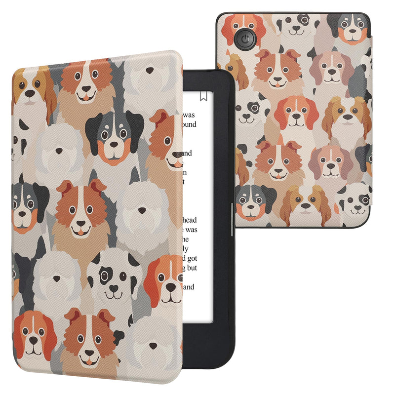 kwmobile Protective Case for Kobo Clara 2E / Tolino Shine 4 Case - eReader Flip Case with Auto Sleep Function