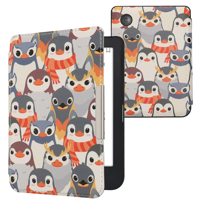 kwmobile Protective Case for Kobo Clara 2E / Tolino Shine 4 Case - eReader Flip Case with Auto Sleep Function