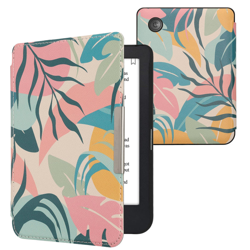 kwmobile Protective Case for Kobo Clara 2E / Tolino Shine 4 Case - eReader Flip Case with Auto Sleep Function