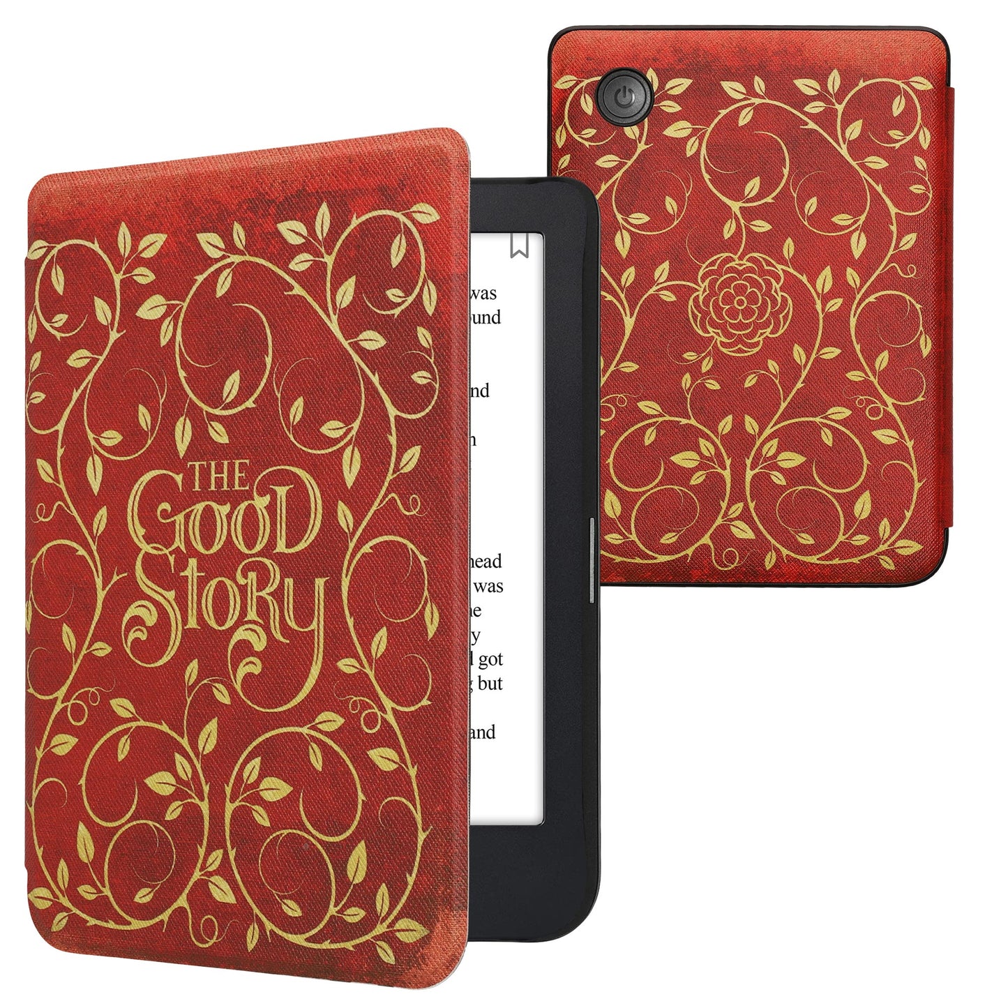 kwmobile Protective Case for Kobo Clara 2E / Tolino Shine 4 Case - eReader Flip Case with Auto Sleep Function