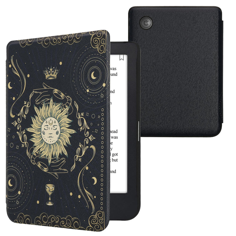 kwmobile Protective Case for Kobo Clara 2E / Tolino Shine 4 Case - eReader Flip Case with Auto Sleep Function