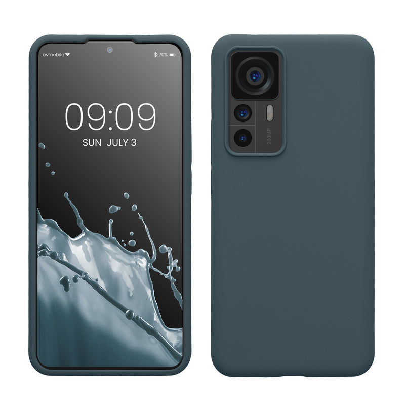 kwmobile Phone Case for Xiaomi 12T / 12T Pro - Silicone Case - Wireless Charging - Protective Cover