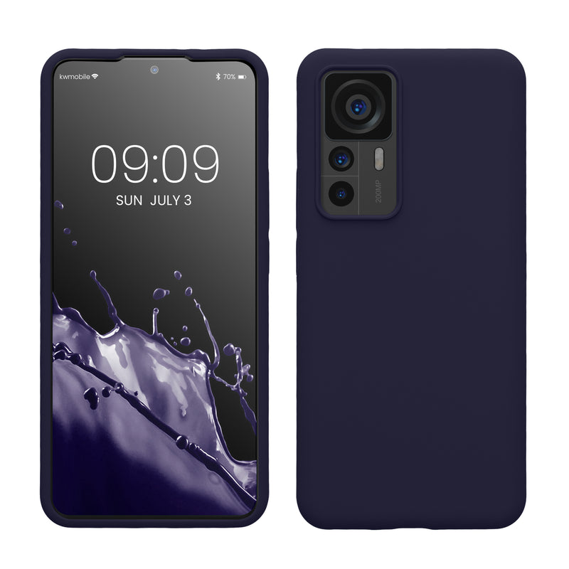 kwmobile Phone Case for Xiaomi 12T / 12T Pro - Silicone Case - Wireless Charging - Protective Cover