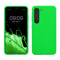 kwmobile Case Compatible with Samsung Galaxy S23 Case Slim Silicone Phone Case Shockproof Phone Cover Soft Surface Wireless Charging