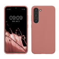 kwmobile Case Compatible with Samsung Galaxy S23 Case Slim Silicone Phone Case Shockproof Phone Cover Soft Surface Wireless Charging