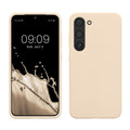 kwmobile Case Compatible with Samsung Galaxy S23 Case Slim Silicone Phone Case Shockproof Phone Cover Soft Surface Wireless Charging