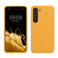 kwmobile Case Compatible with Samsung Galaxy S23 Case Slim Silicone Phone Case Shockproof Phone Cover Soft Surface Wireless Charging