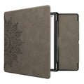 kwmobile Case for Amazon Kindle Scribe (2022/2024) - Faux Leather eReader Cover with Auto Sleep Function - Rising Sun