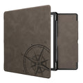 kwmobile Case for Amazon Kindle Scribe (2022/2024) - Faux Leather eReader Cover with Auto Sleep Function - Rising Sun
