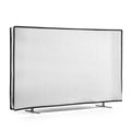 kwmobile 24" TV Abdeckung Indoor - Fernseher Hülle Bildschirmschutz Abdeckung - TV Bildschirm Staubschutzhülle - Fernsehabdeckung - Weiß Weiß  