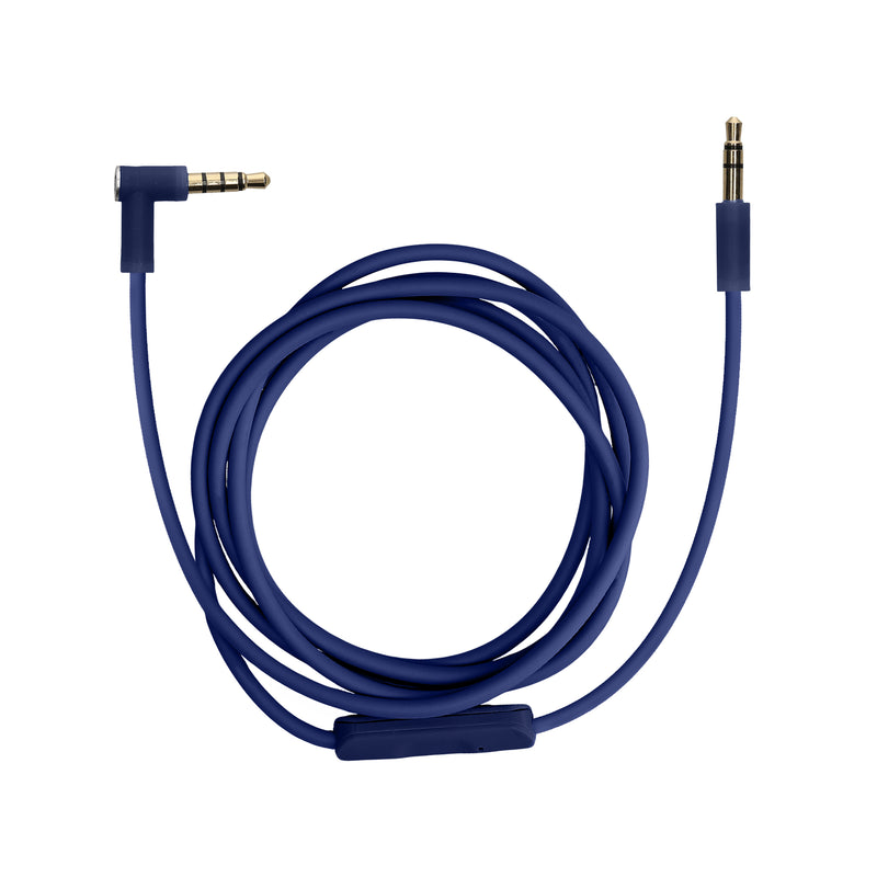 kwmobile Headphone Cable for Beats Studio 3 / Solo 3 / Solo2 / Studio 2 / Studio 1 / Mixr - Replacement Cable 140 cm Microphone Volume Control - 3.5mm Jack