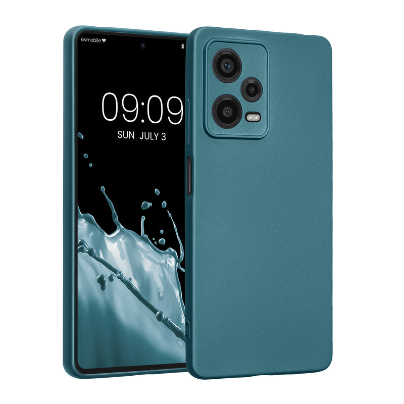 kwmobile Case for Xiaomi Redmi Note 12 Pro 5G - Soft Silicone Cover - Protective Case