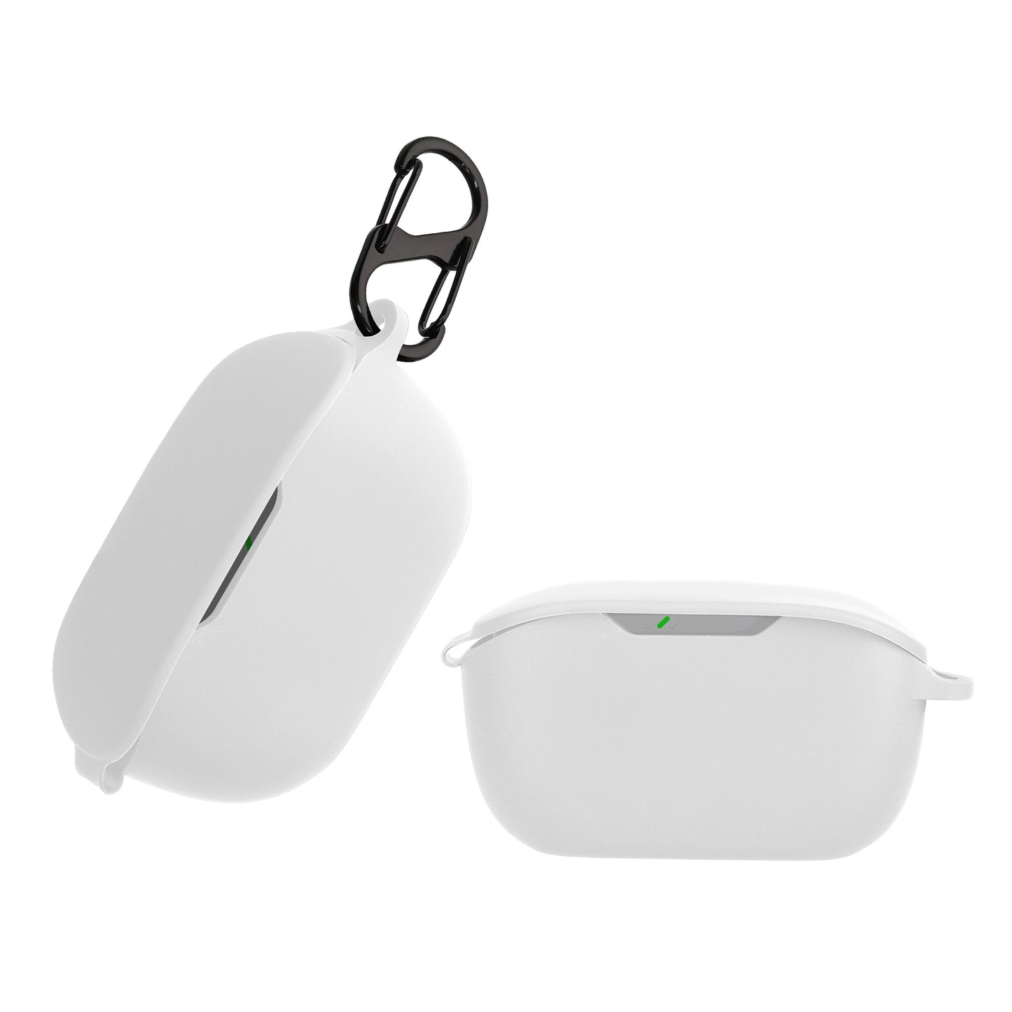 kwmobile Hülle kompatibel mit JBL WAVE BUDS Hülle - Kopfhörer Case - TPU Silikon Cover - Schutzhülle in Weiß Weiß  