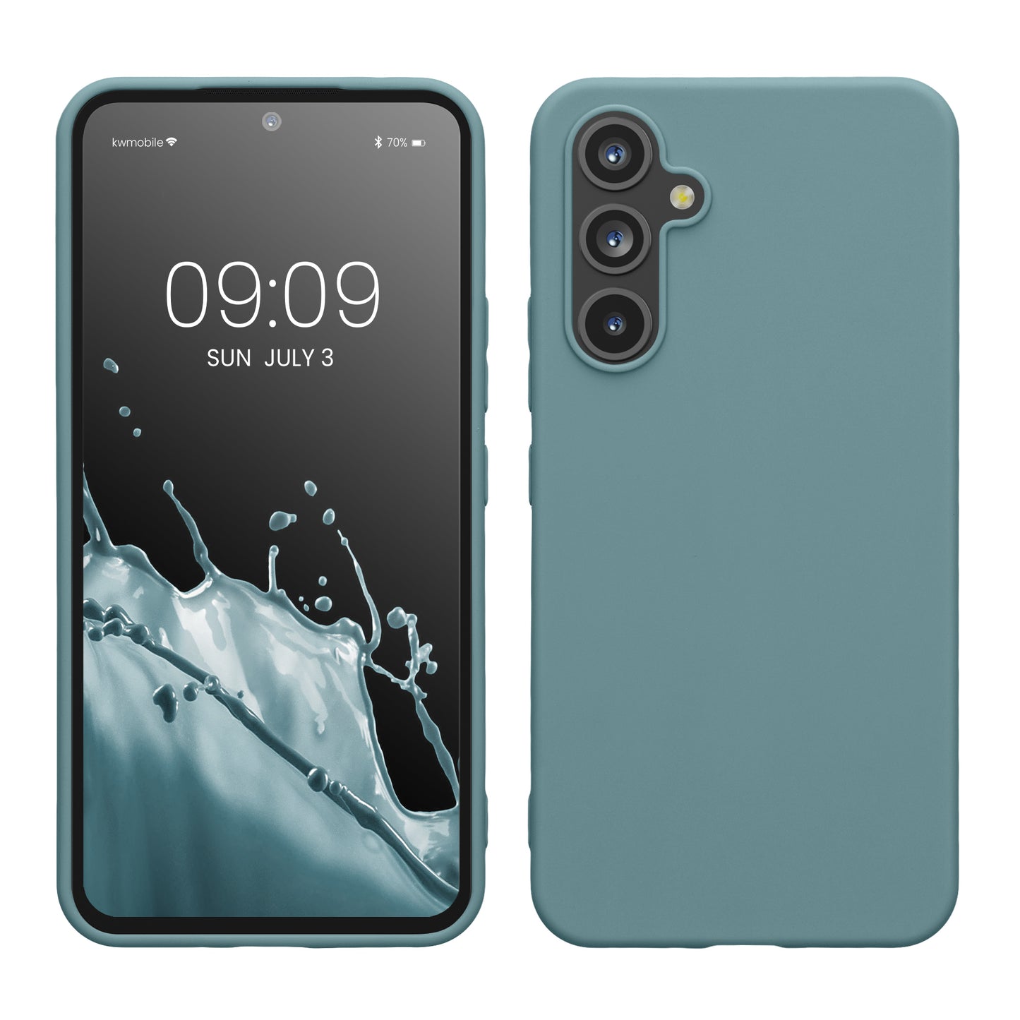 kwmobile Case Compatible with Samsung Galaxy A54 5G Case - Silicone Phone Cover - Shockproof Flexible Protective Cover - Case