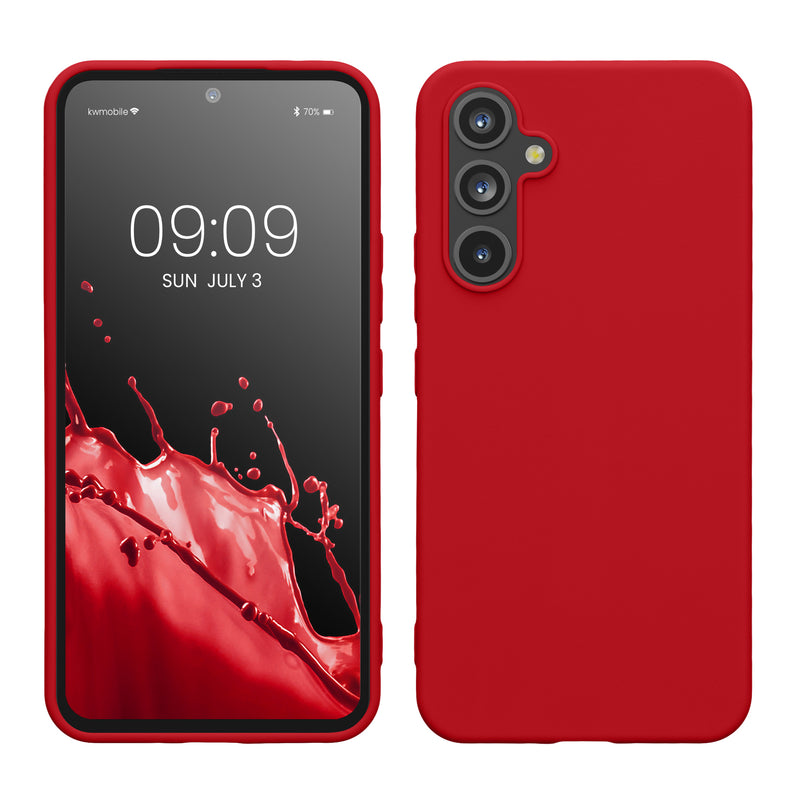 kwmobile Case Compatible with Samsung Galaxy A54 5G Case - Silicone Phone Cover - Shockproof Flexible Protective Cover - Case