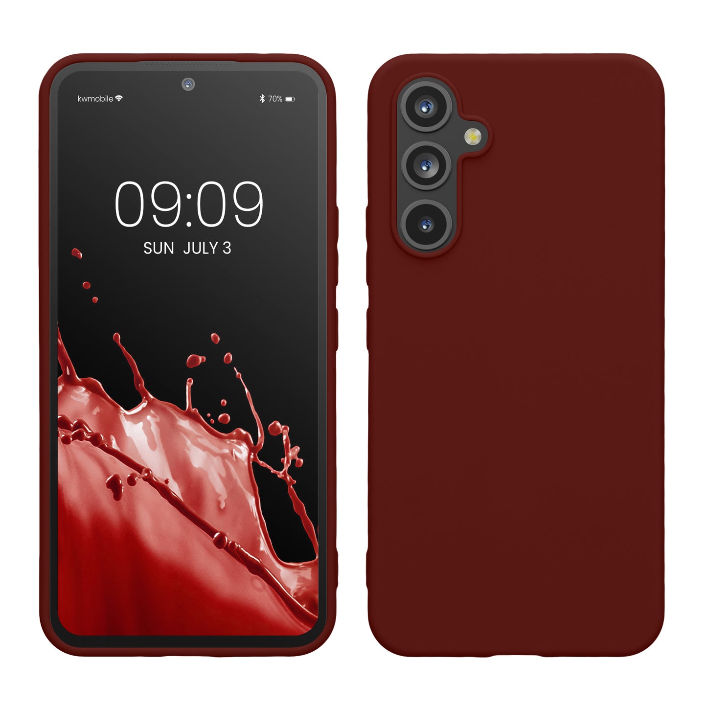 kwmobile Case Compatible with Samsung Galaxy A54 5G Case - Silicone Phone Cover - Shockproof Flexible Protective Cover - Case