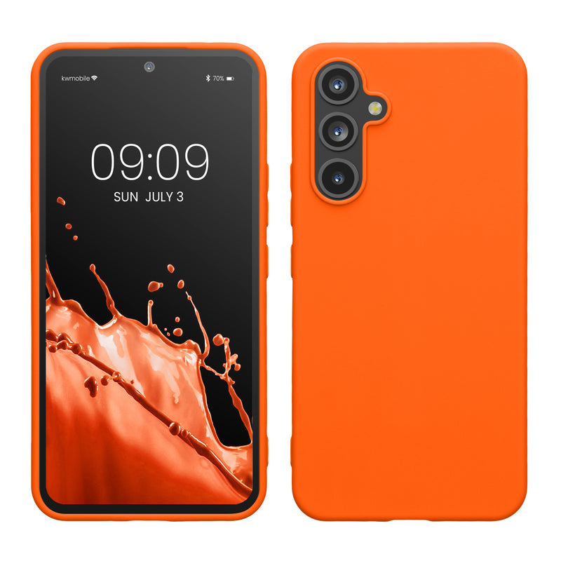 kwmobile Case Compatible with Samsung Galaxy A54 5G Case - Silicone Phone Cover - Shockproof Flexible Protective Cover - Case