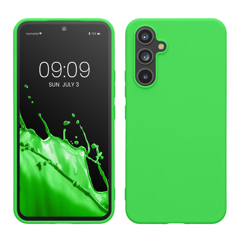 kwmobile Case Compatible with Samsung Galaxy A54 5G Case - Silicone Phone Cover - Shockproof Flexible Protective Cover - Case