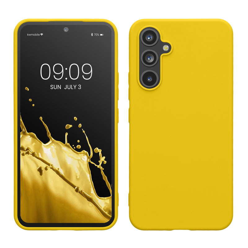 kwmobile Case Compatible with Samsung Galaxy A54 5G Case - Silicone Phone Cover - Shockproof Flexible Protective Cover - Case