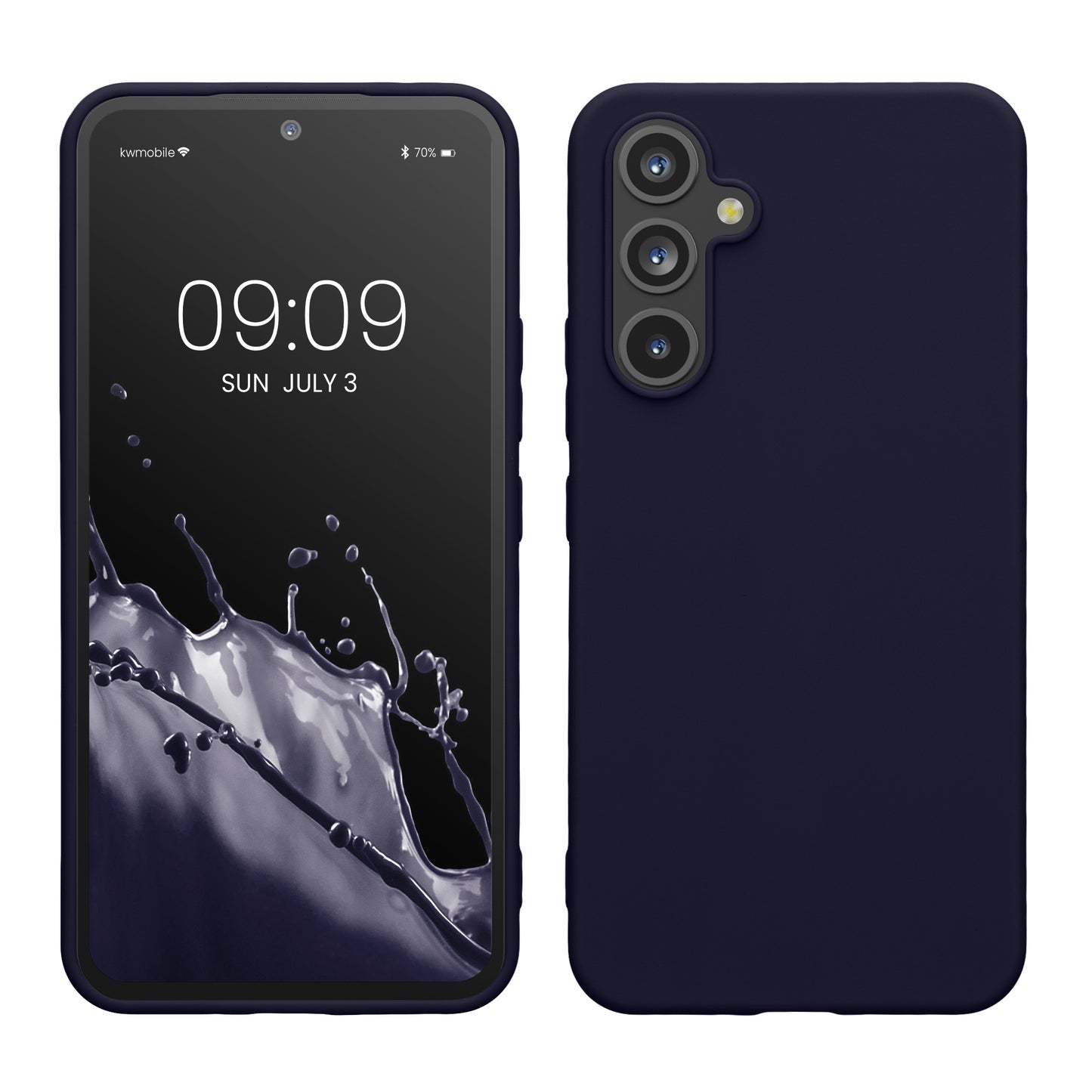 kwmobile Case Compatible with Samsung Galaxy A54 5G Case - Silicone Phone Cover - Shockproof Flexible Protective Cover - Case