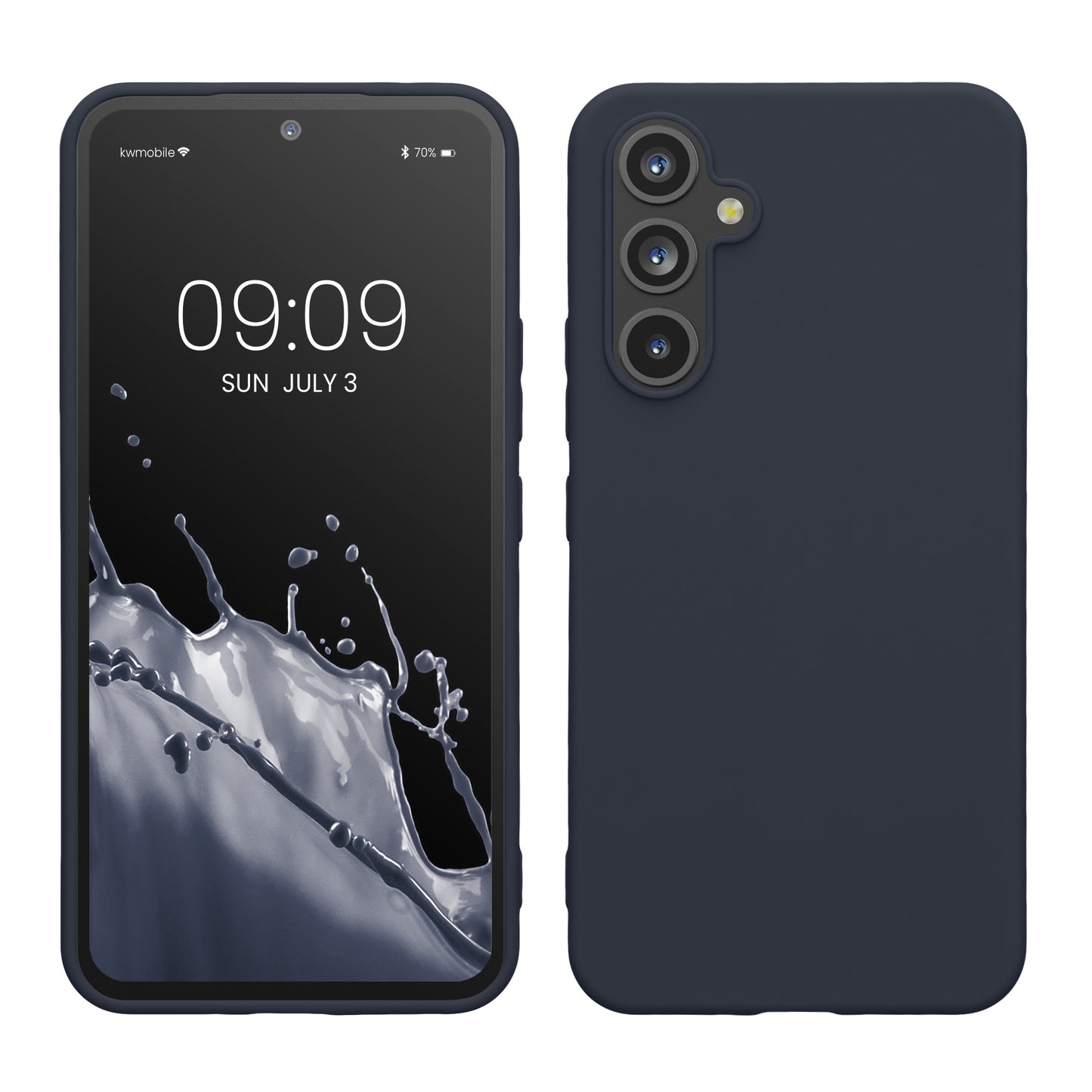 kwmobile Case Compatible with Samsung Galaxy A54 5G Case - Silicone Phone Cover - Shockproof Flexible Protective Cover - Case