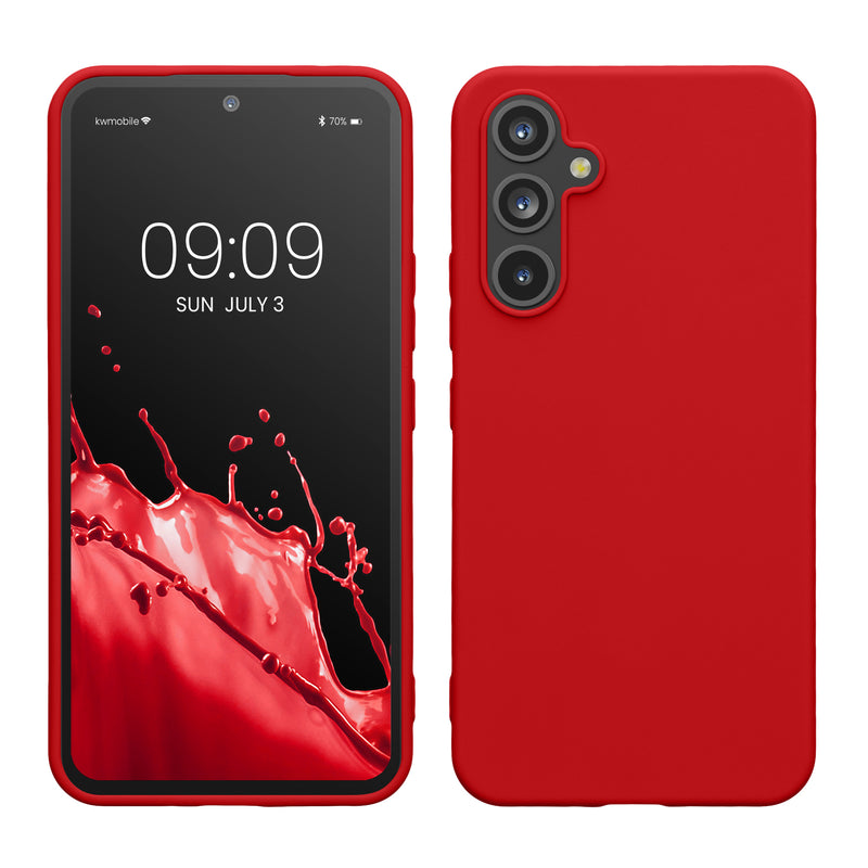 kwmobile Case Compatible with Samsung Galaxy A54 5G Case - Silicone Phone Cover - Shockproof Flexible Protective Cover - Case