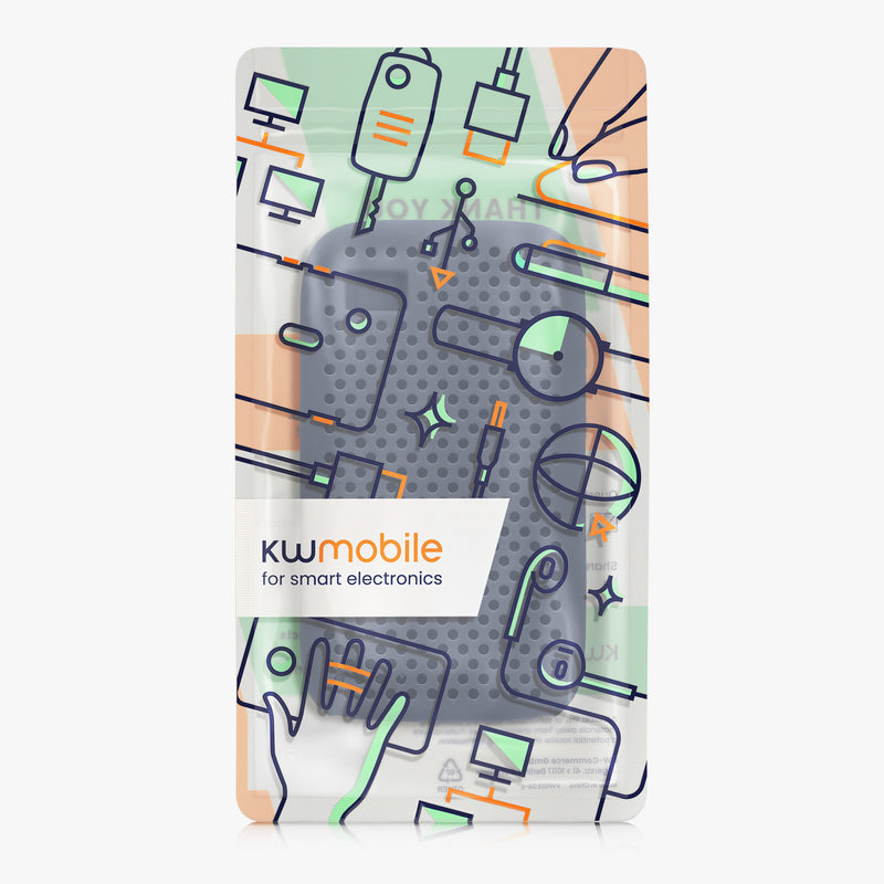 kwmobile Case compatible with WD My Passport SSD 500GB / 1T / 2T / 4T Hard Drive Protective Case for Portable SSD