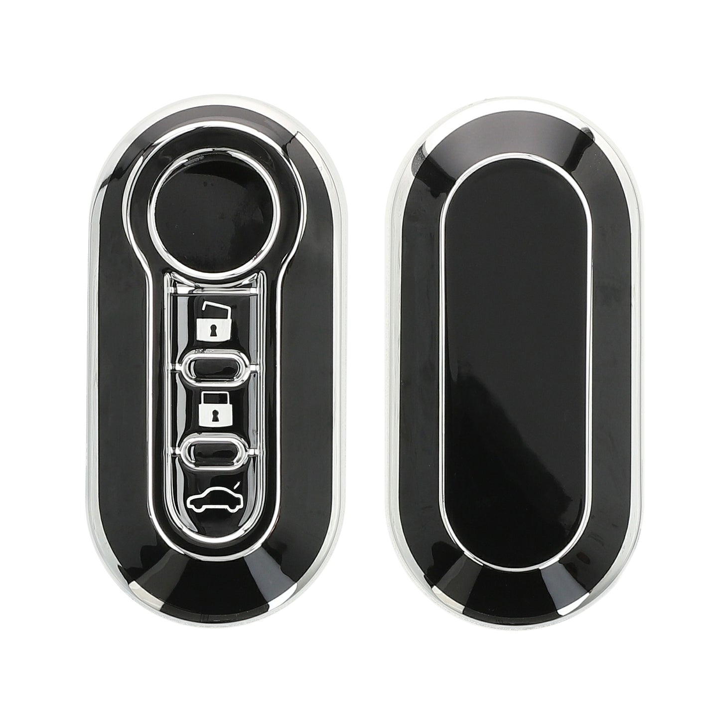 Silicone case compatible with Fiat Lancia car key