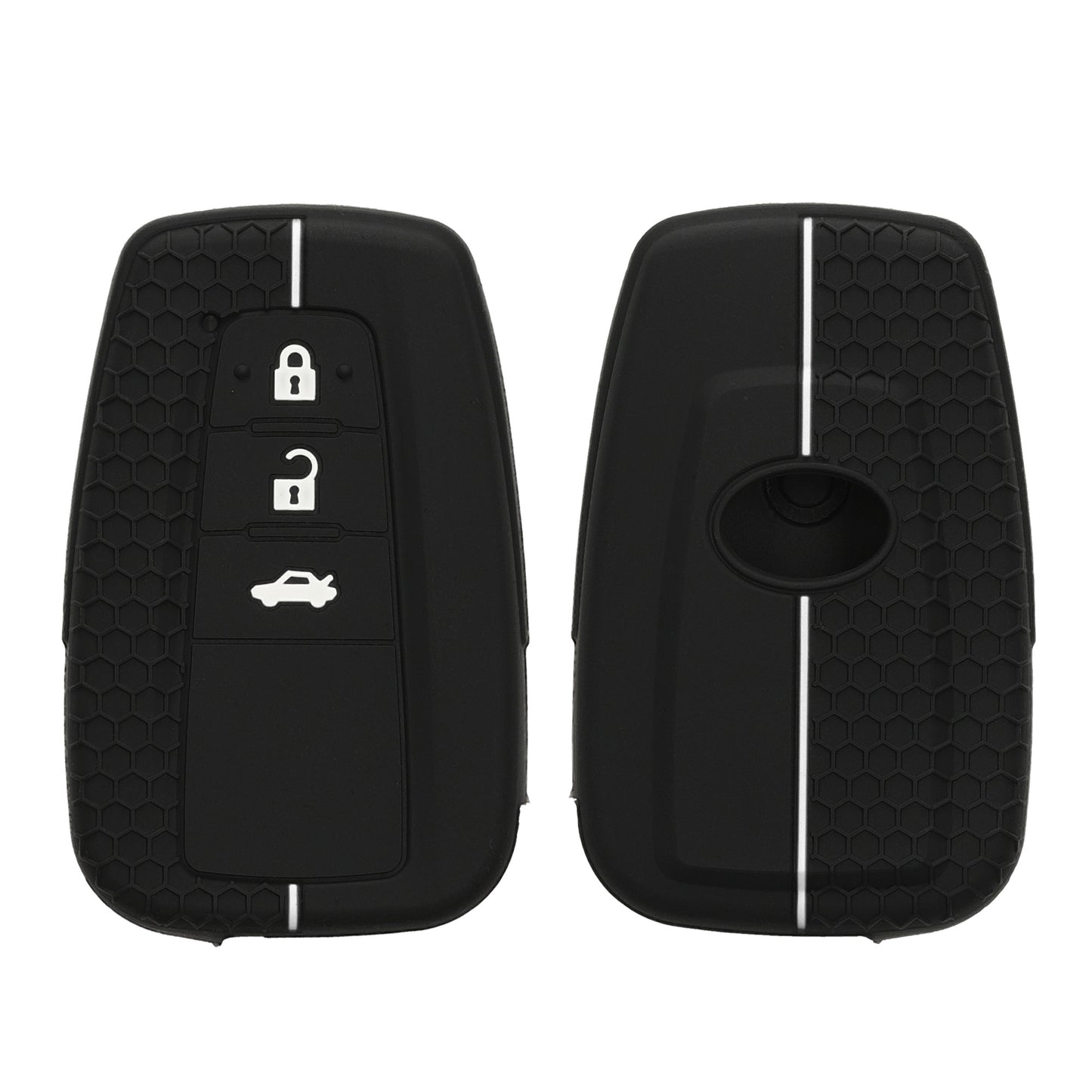 kwmobile Car Key Protection Case compatible with Toyota 3 Buttons RAV4 CHR Corolla 2021 Yaris Hilux Case