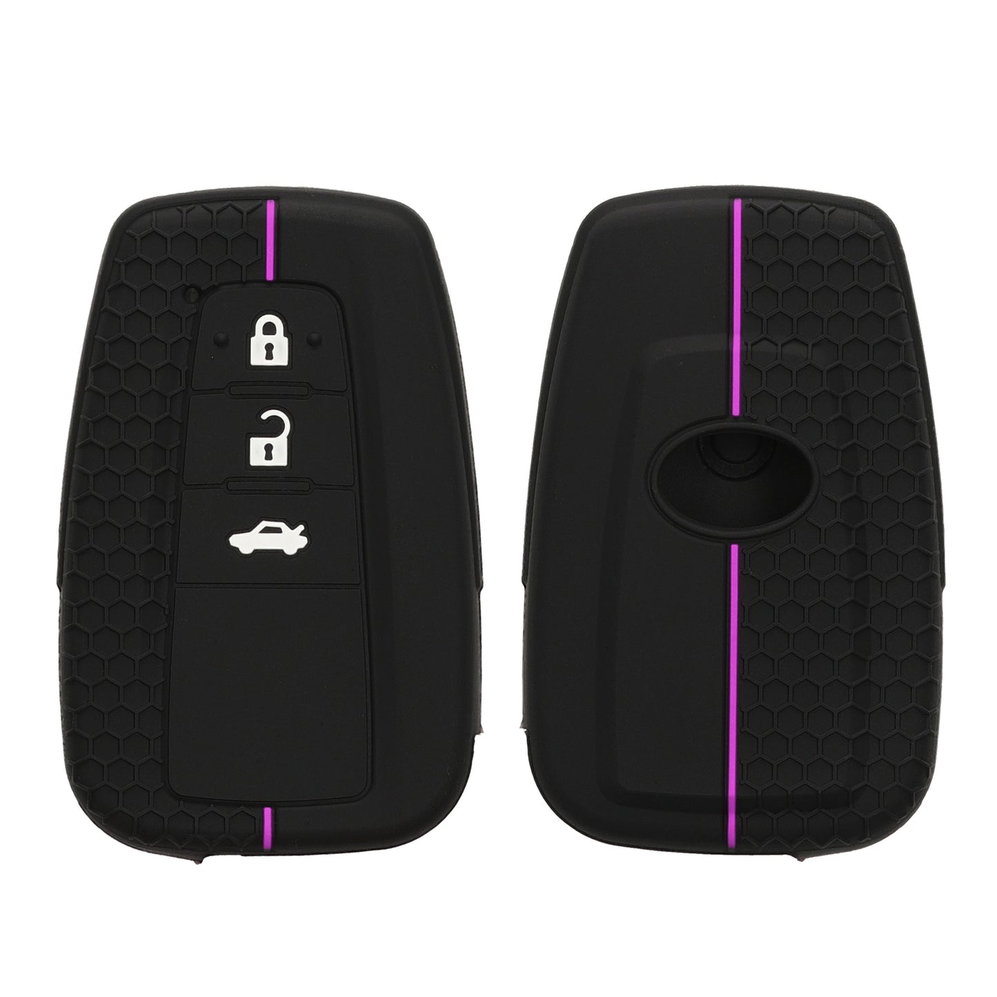 kwmobile Car Key Protection Case compatible with Toyota 3 Buttons RAV4 CHR Corolla 2021 Yaris Hilux Case