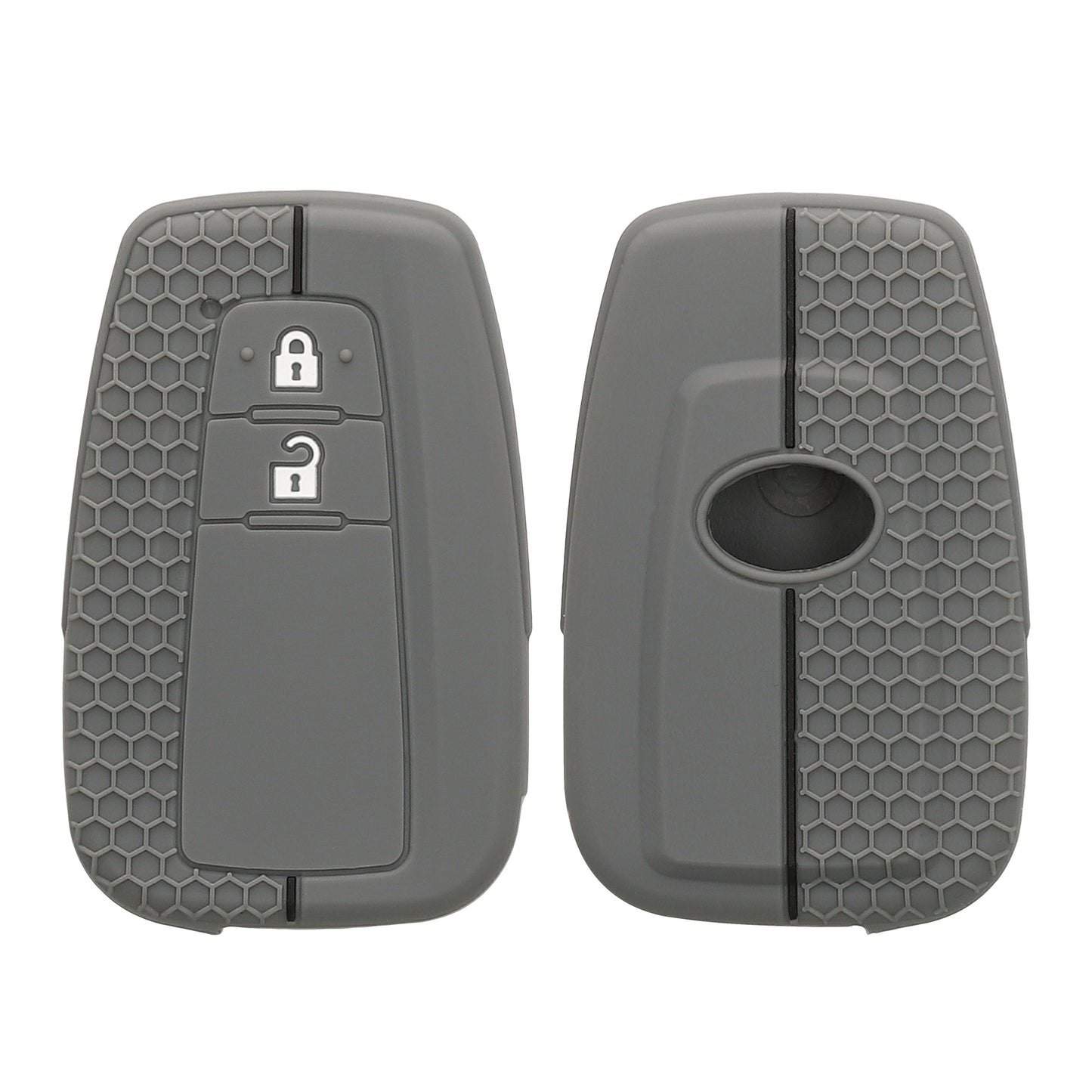 kwmobile Car Key Protection Case compatible with Toyota 2-Button Smart Key Car Key Cover