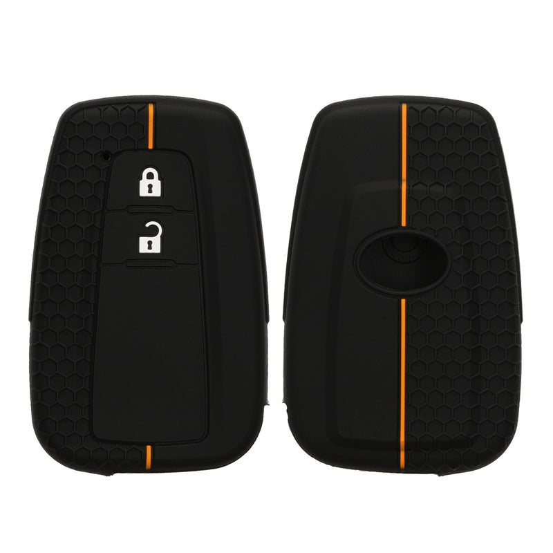 kwmobile Car Key Protection Case compatible with Toyota 2-Button Smart Key Car Key Cover