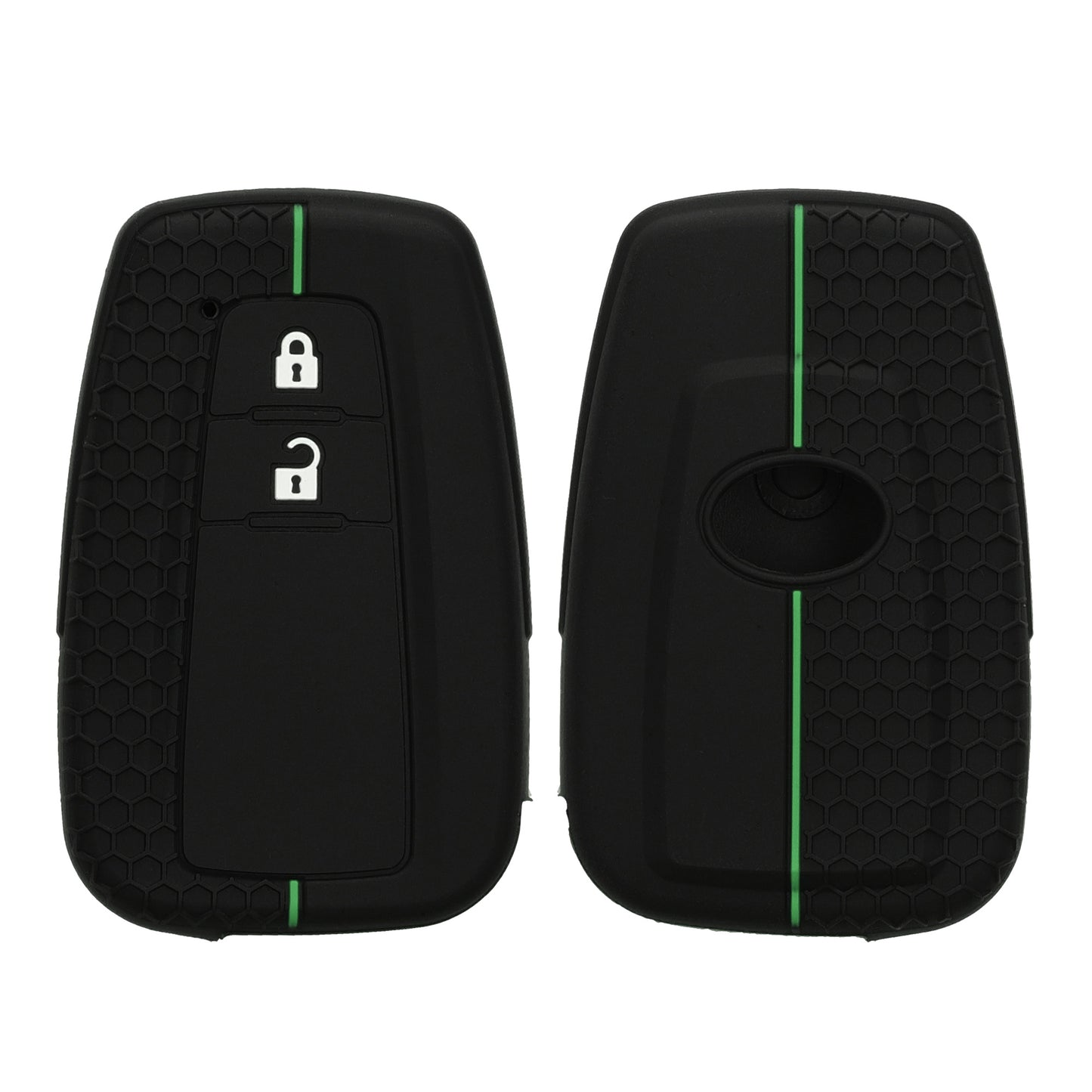kwmobile Car Key Protection Case compatible with Toyota 2-Button Smart Key Car Key Cover