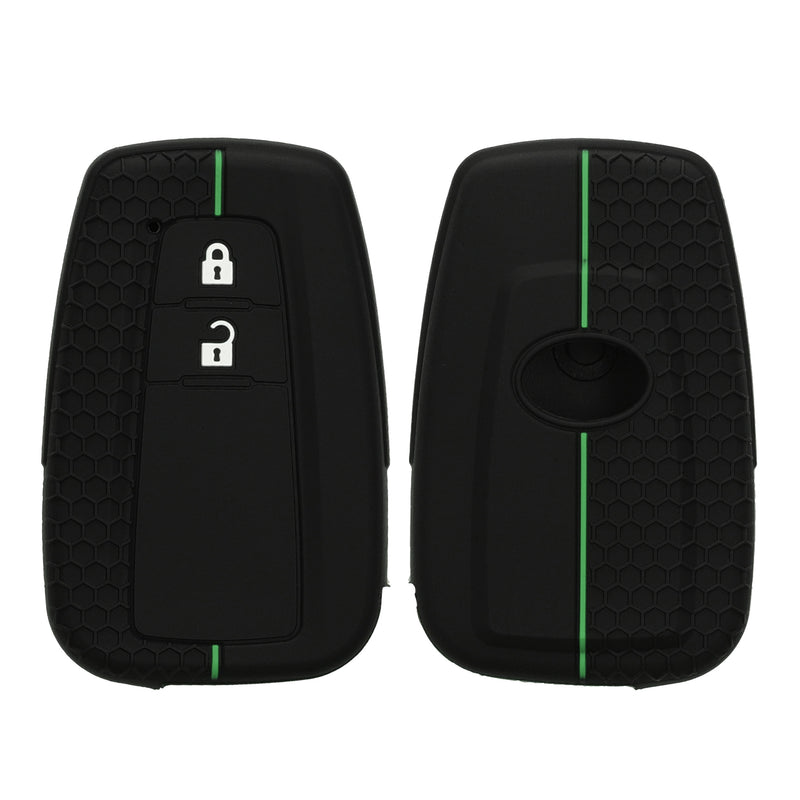 kwmobile Car Key Protection Case compatible with Toyota 2-Button Smart Key Car Key Cover
