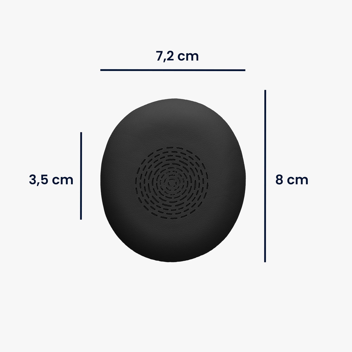 kwmobile Ear Pads for Jabra Evolve 2 75 Ear Cushions Replacement Headphone Spare Parts Over Ear Headphones