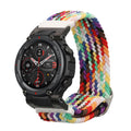 kwmobile Armband kompatibel mit Huami Amazfit T-Rex / T-Rex Pro - Nylon Fitnesstracker Sportarmband Band in Mehrfarbig - Innenmaße von 14 - 22 cm Mehrfarbig  