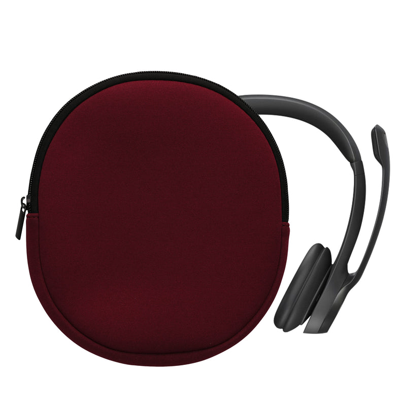 kwmobile Headphone Bag for H390 - Headphone Case - Travel Pouch for Headset Headphones - Soft Over-Ear Protective Cover
