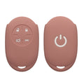 kwmobile Car Key Cover Compatible with Fiat 500E 4-Button Car Key