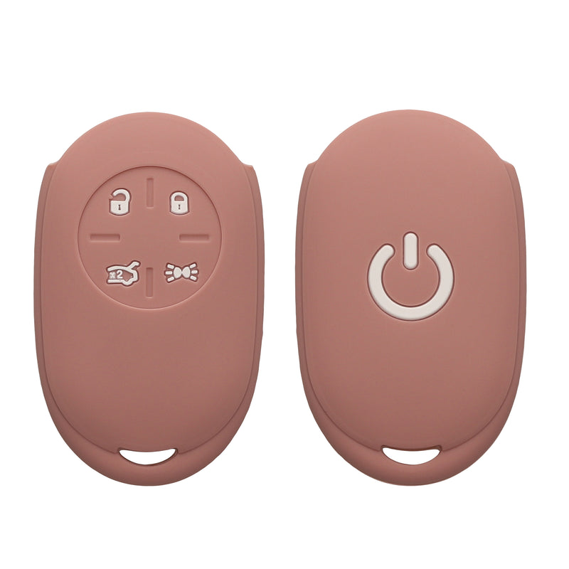 kwmobile Car Key Cover Compatible with Fiat 500E 4-Button Car Key