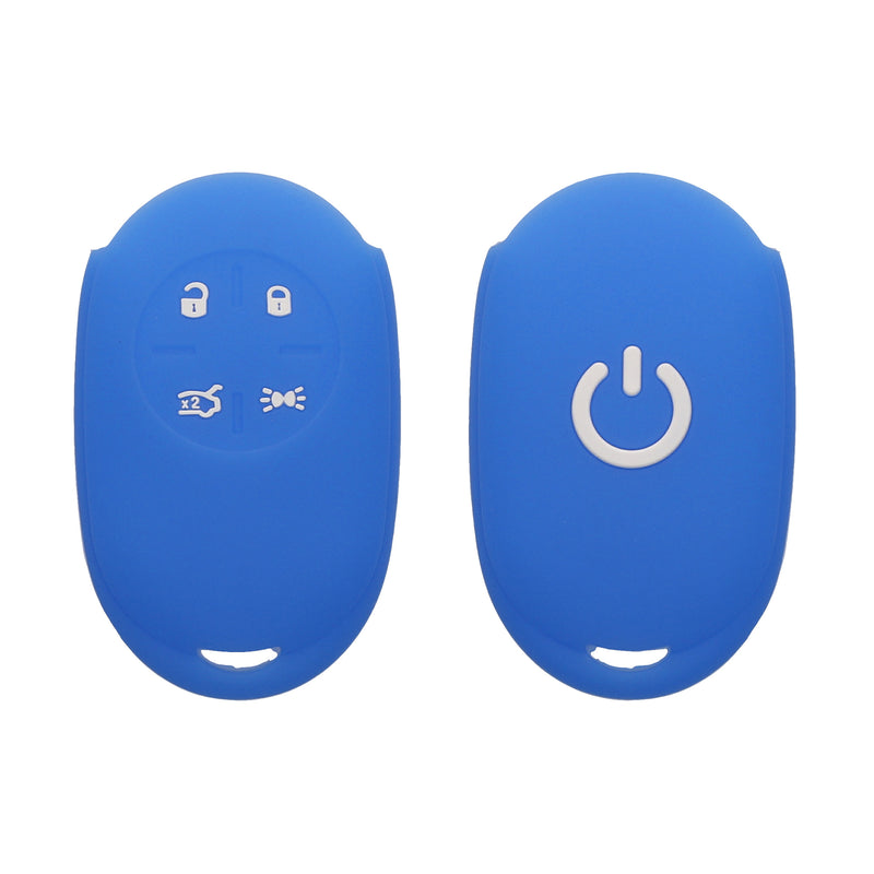kwmobile Car Key Cover Compatible with Fiat 500E 4-Button Car Key