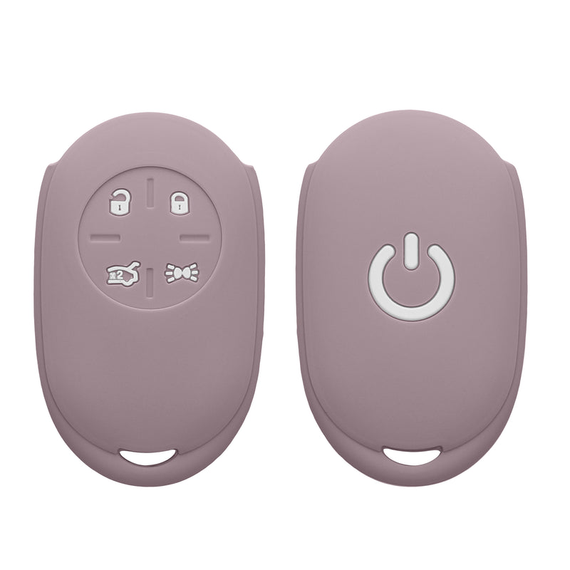 kwmobile Car Key Cover Compatible with Fiat 500E 4-Button Car Key
