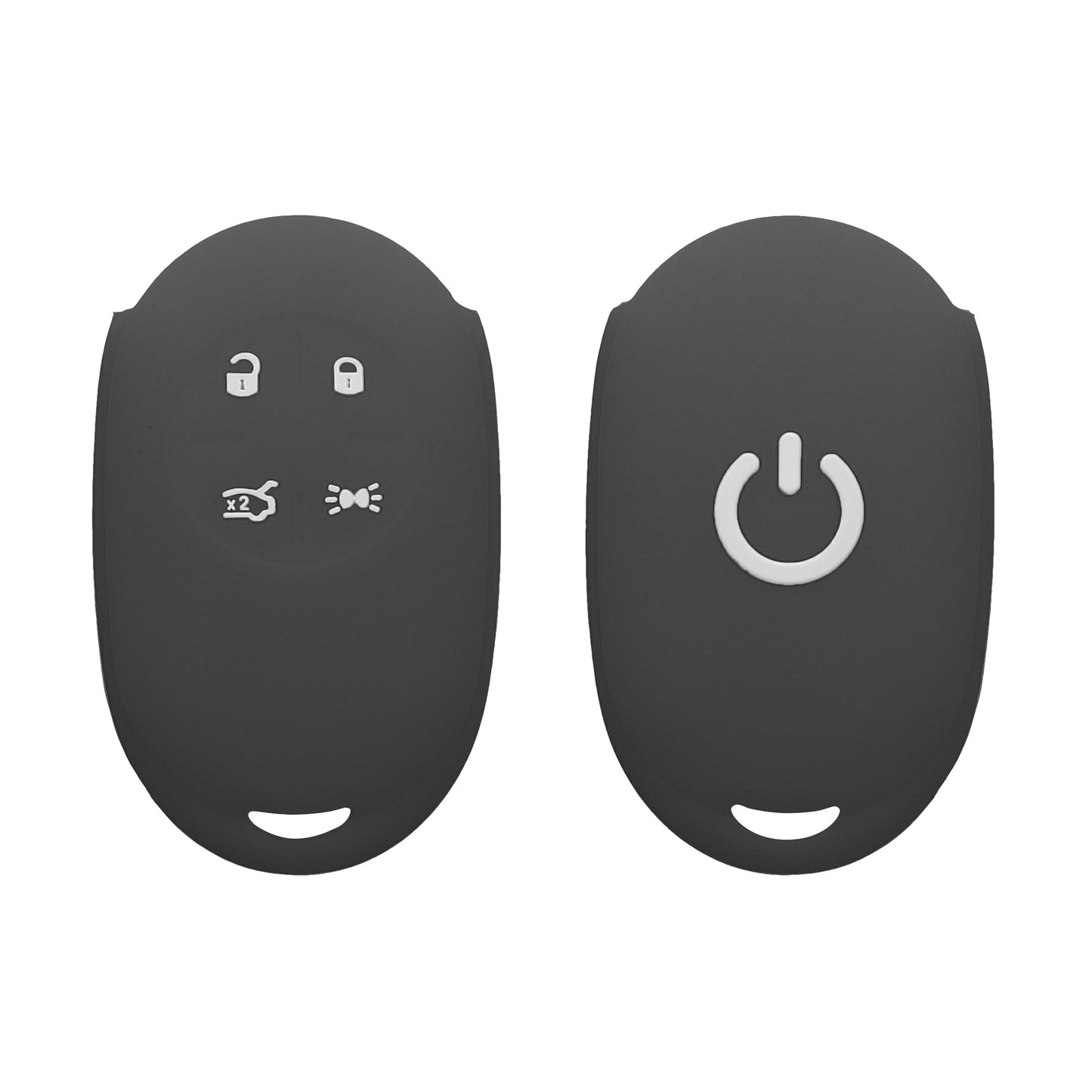 kwmobile Car Key Cover Compatible with Fiat 500E 4-Button Car Key