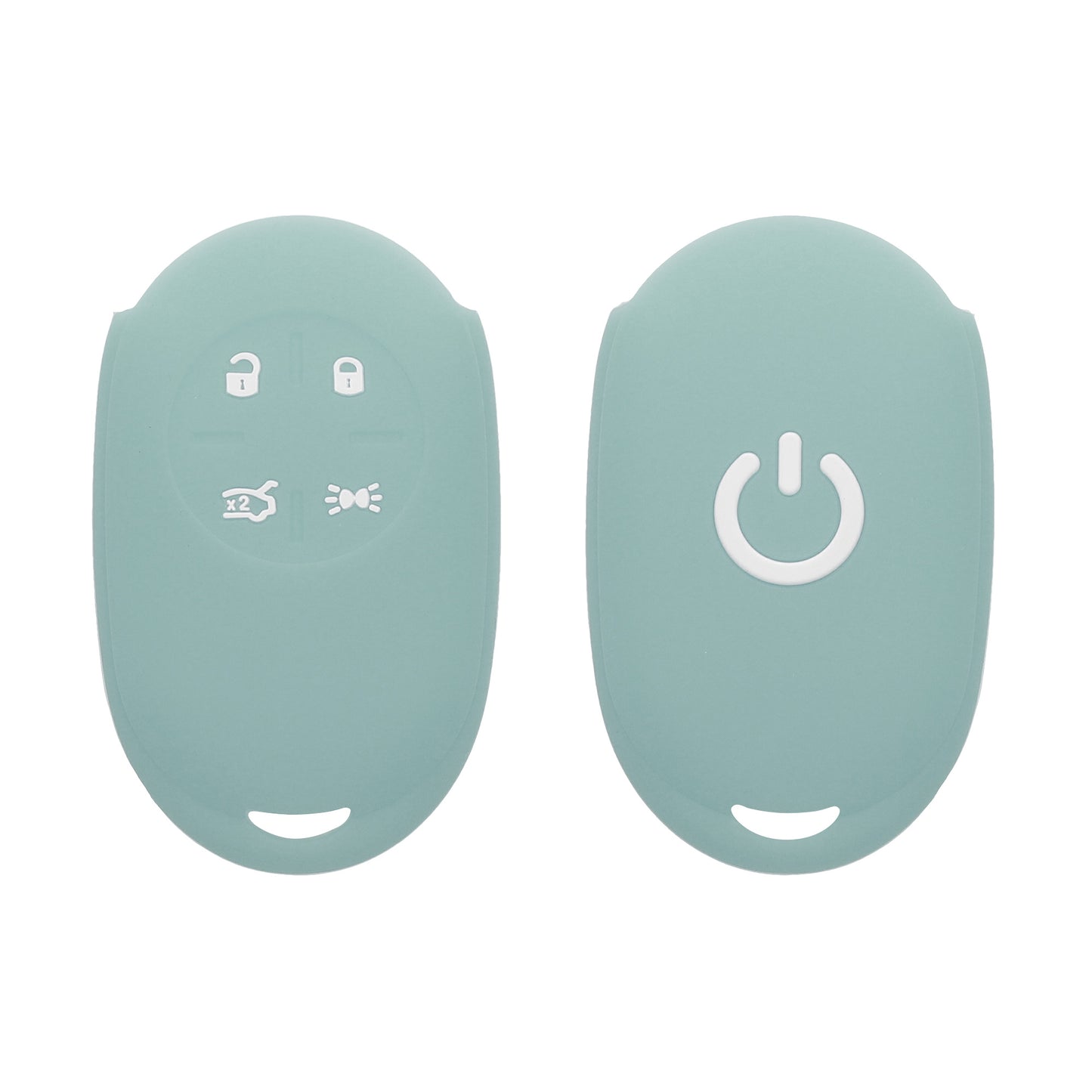 kwmobile Car Key Cover Compatible with Fiat 500E 4-Button Car Key