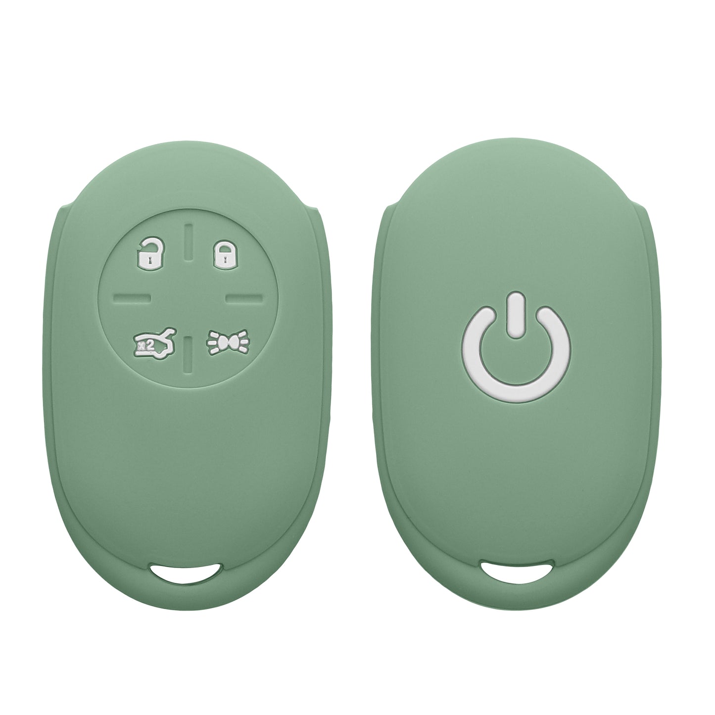 kwmobile Car Key Cover Compatible with Fiat 500E 4-Button Car Key
